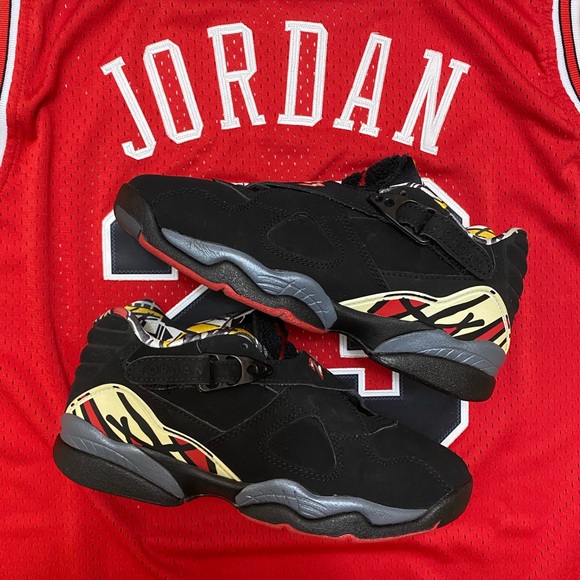 🔥 ‘RARE’ Air Jordan 8 Retro Low GS ‘Playoff’🔥💎 - Picture 4 of 16